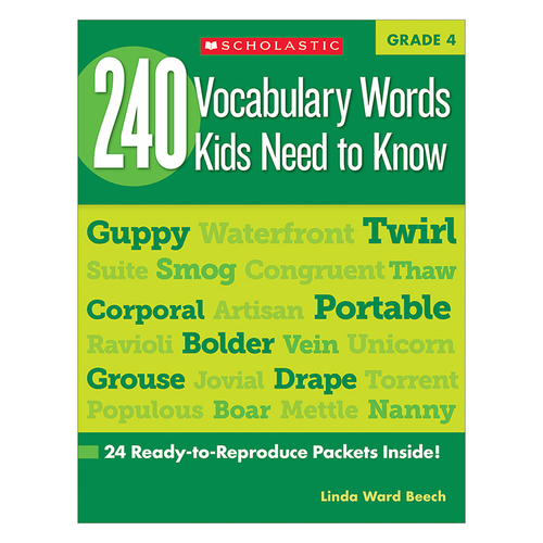 Scholastic Teaching Resources SC-546864BN 2 Each 240 Vocabulary Words 