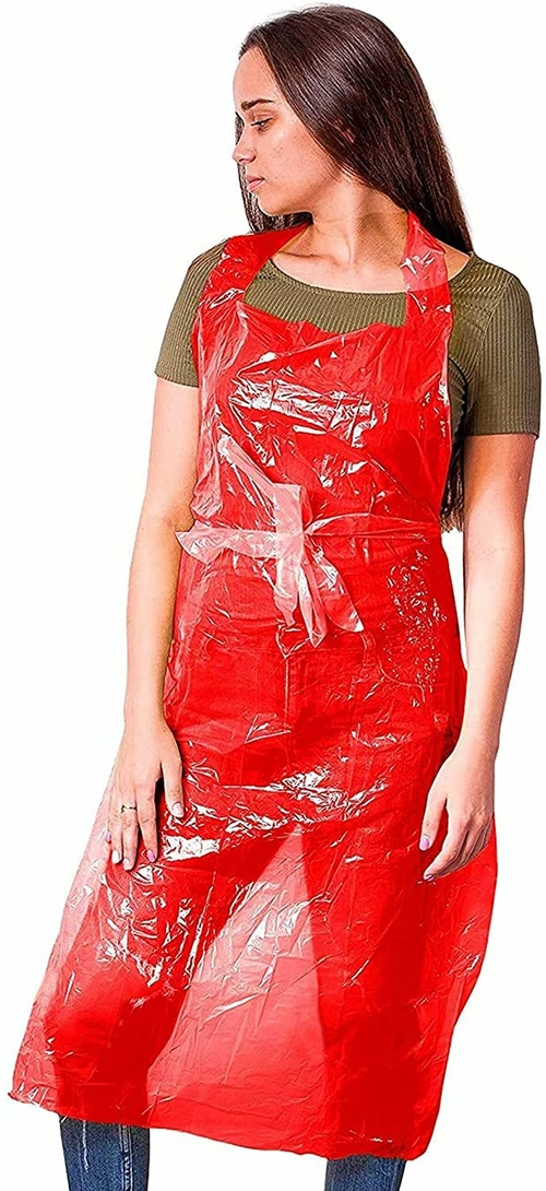 1000 Pack Aprons 28 x 46 inches 1 mil Disposable Polyethylene Aprons.