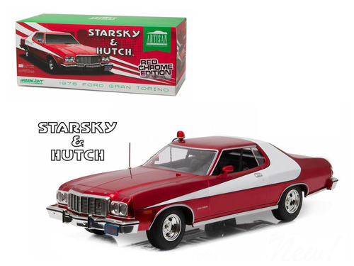1976 Ford Gran Torino \Starsky and Hutch\" Red Chrome Edition (TV