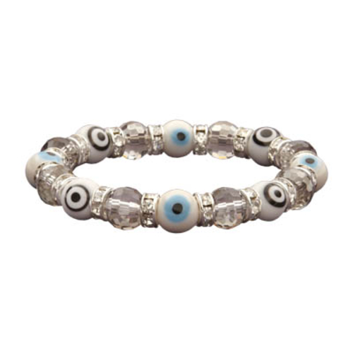 Alexander Kalifano BLUE-BEE-11 Evil Eye Gorgeous Glass Bracelets - Dia