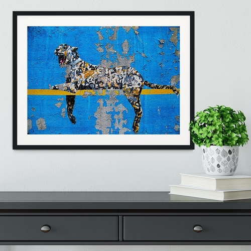Banksy Cheetah Framed Print