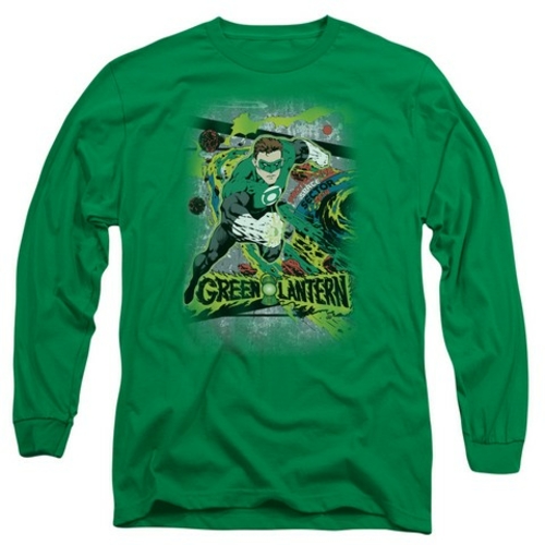 Trevco Dc-Space Sector 2814 - Long Sleeve Adult 18-1 Tee - Kelly Green