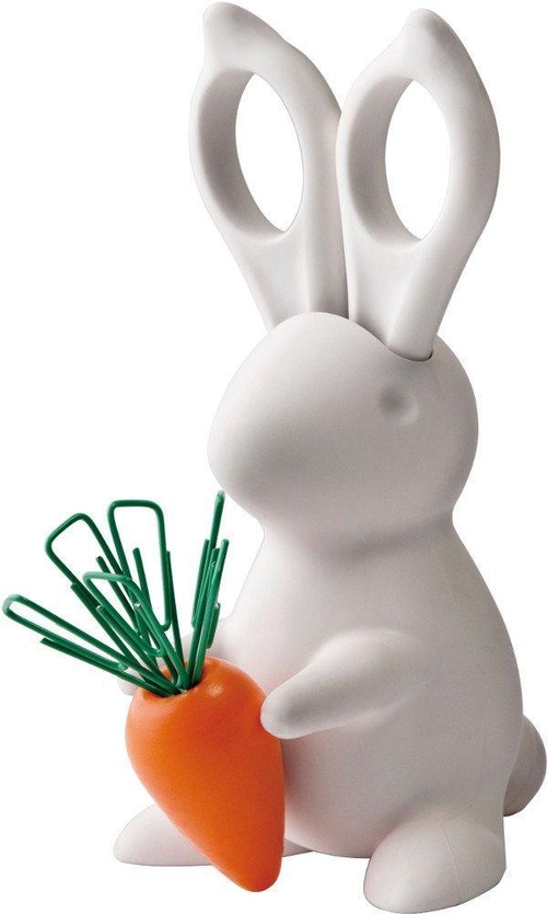 Desk Bunny Scissors 72.5x138.5x88 White