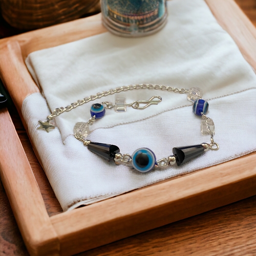 Fortune’s Shield Evil Eye Bracelet