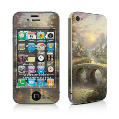 DecalGirl AIP4-LAMPLANE DecalGirl iPhone 4 Skin - Sunset On Lamplight 