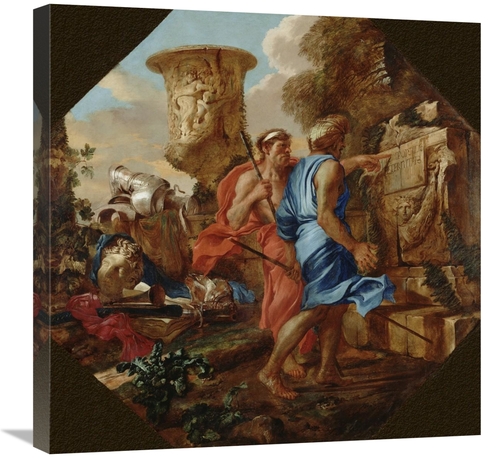 Global Gallery GCS-460059-2424-142 24 x 24 in. Arcadian Shepherds Art 