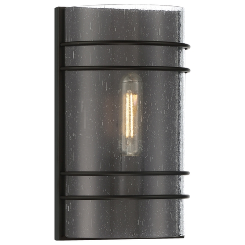 Access Lighting 20416LEDDLP-MBL-SDG 8 in. Artemis Matte Black ADA Wall