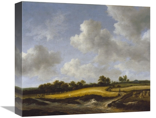 Global Gallery GCS-460011-16-142 16 in. Landscape with A Wheatfield Ar