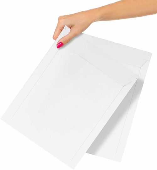 Rigid Mailers 9" x 11.5", Pack of 10 White Cardboard Envelope Mailers,