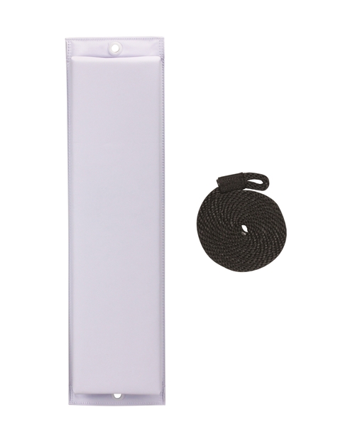 RT-HH-1WH Boattector 26 in. Flat Fender & Fender Line - White