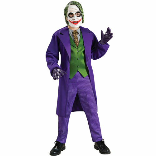 Main Rubies Costume Co 32966 Batman Dark Knight Deluxe The Joker Child Cost image