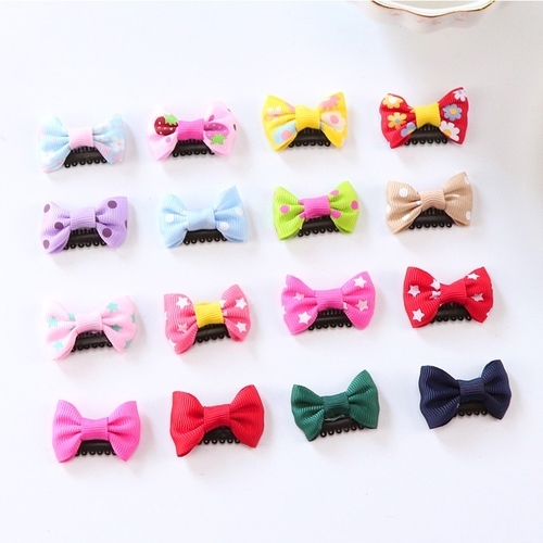 8PCS/Lot New Fashion Little Girls Hair Clips Solid