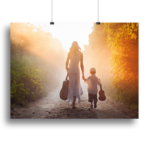 Forest musicians Canvas Print or Poster