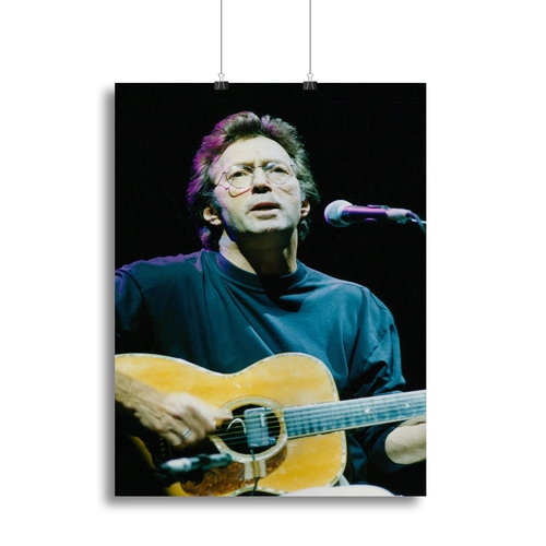 Eric Clapton live Canvas Print or Poster