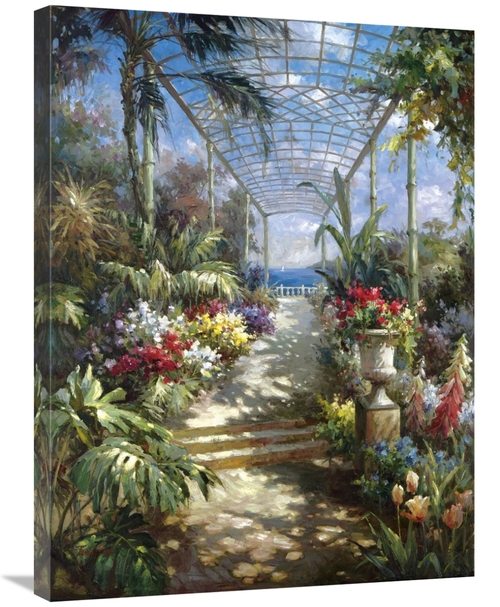 Global Gallery GCS-115993-2432-142 24 x 32 in. Tropical Breezeway Art 