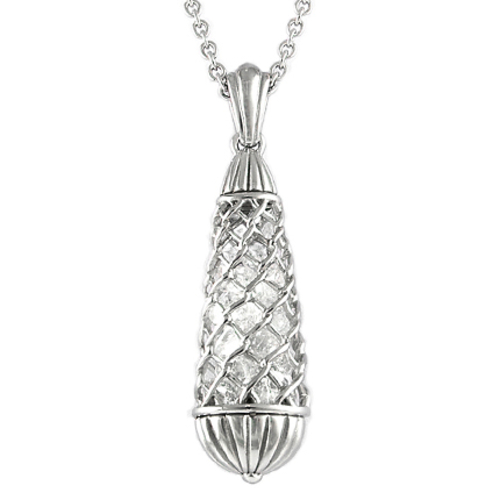 Enmesh (White) Necklace