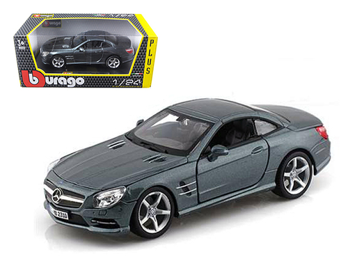 Mercedes SL 500 Coupe Grey 1/24 Diecast Car Model by Bburago