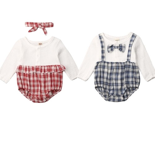 Newborn Infant Baby Girl Boys Bodysuits Clothes