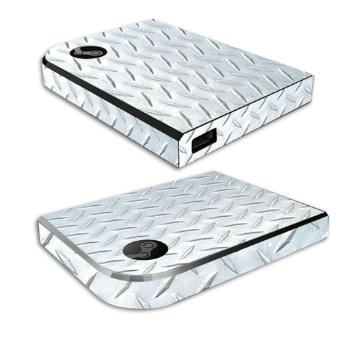 MightySkins VASTELINK-Diamond Plate Skin for Valve Steam Link Cover Wr