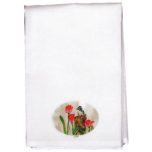 Betsy Drake GT243 Woodpecker Guest Towel