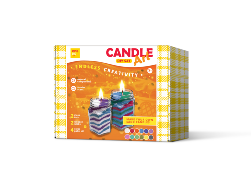 DIY Candle Art Set. 4 Colors