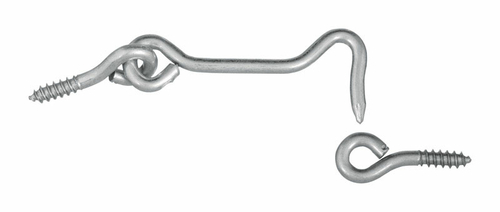 National Manufacturing Sales 5706593 2.5 in. Steel Hook & Eyes, Zi