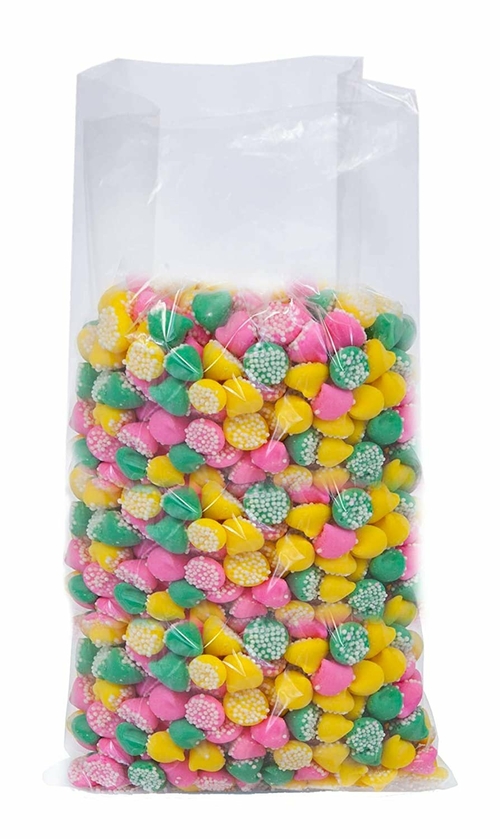 Pack of 250 Flat Poly Bags, Clear 12 x 18. Ultra Thick Open Top Bags