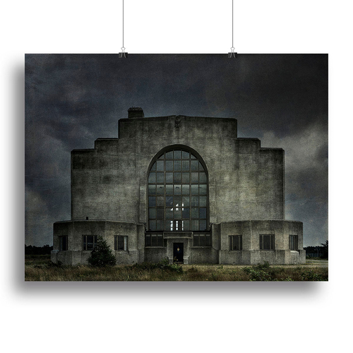 Old Building At Night Canvas Print or Poster
