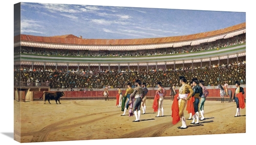 Global Gallery GCS-266381-30-142 30 in. The Entry of the Bull Art Prin