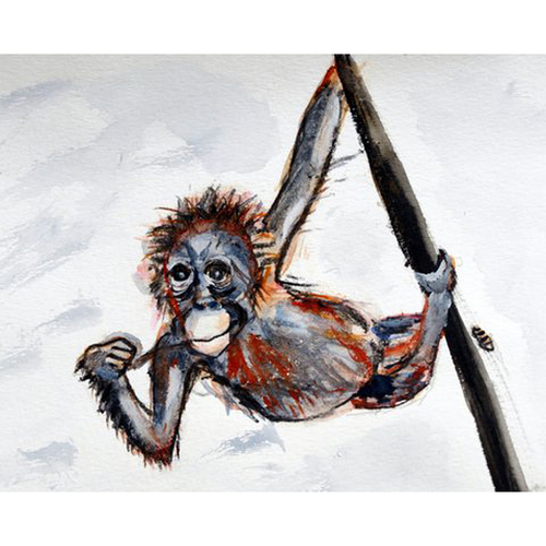 Betsy Drake BT436 30 x 50 in. Betsys Monkey Beach Towel