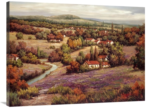 Global Gallery GCS-131279-3040-142 30 x 40 in. Villagio Distante I Art