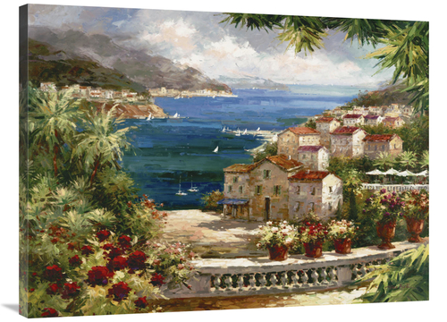 30 x 40 in. Harbor Vista Art Print - Peter Bell