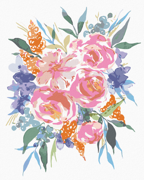 Paint by Numbers - PEONY BOUQUET (ALEXANDRIA GILBERT)