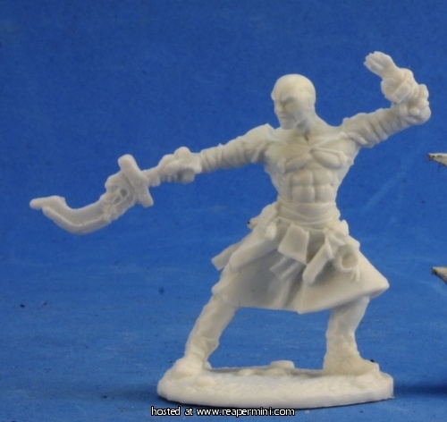 Reaper Miniatures REM89018 25mm Scale Sajan Iconic Monk, Gene Van 