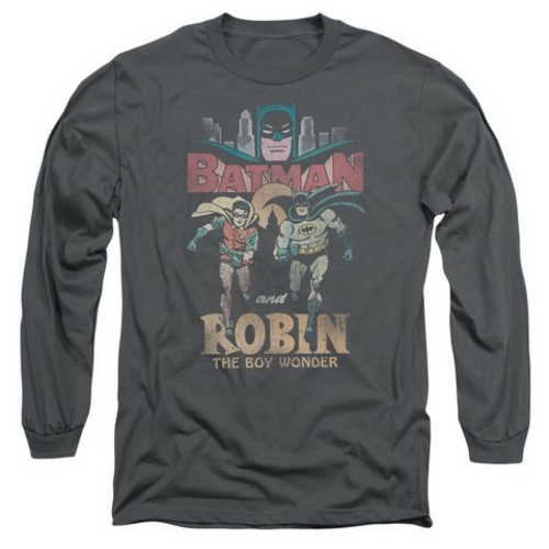 Trevco Batman Classic Tv-Classic Duo - Long Sleeve Adult 18-1 Tee - Ch