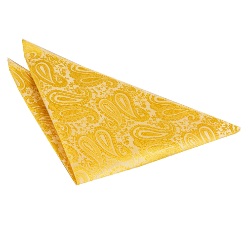 Paisley Handkerchief - Gold