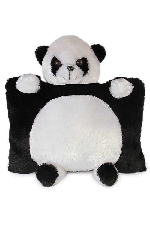 Plush panda Pillow for kids- 35 cm, Black