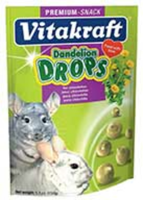 Vitakraft Pet Products Co Chinchilla Dandelion Drops 5 Ounces - 25235