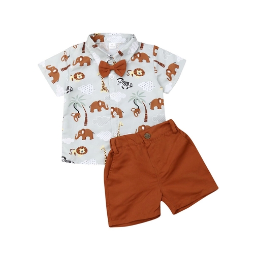 1 6Y Summer Fashion Infant Baby Boys Clothes Sets