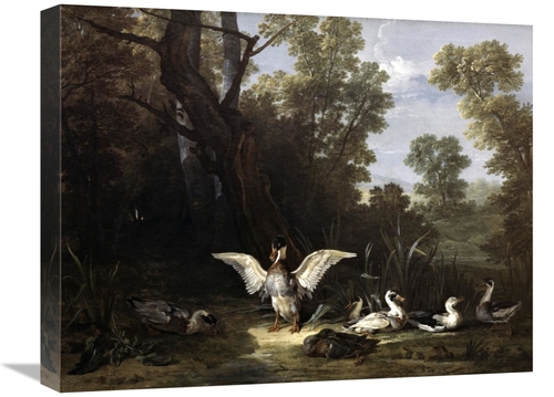 Global Gallery GCS-279309-22-142 22 in. Ducks Art Print - Jean-Baptist