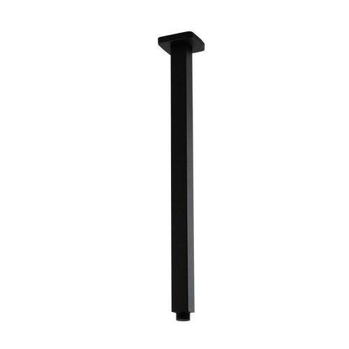 Luxury Square Black Ceiling Shower Arm 400mm