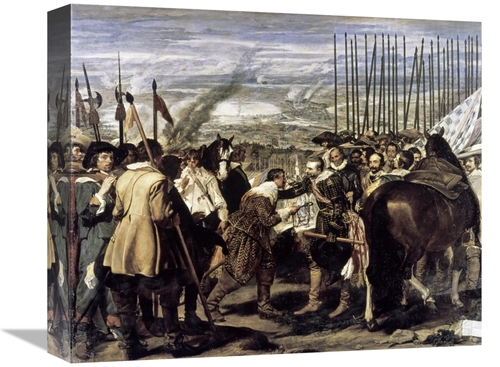 Global Gallery GCS-281409-16-142 16 in. Surrender of Breda - The Spear