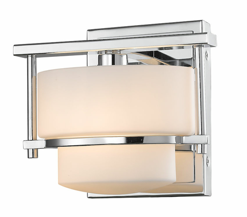 Zlite 3030-1S-CH 7 x 5.5 x 6.25 in. Porter Chrome Wall Sconce