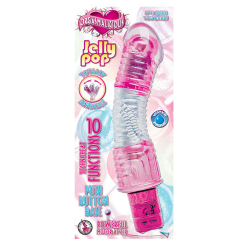 Orgasmalicious Jelly Pop Bendable Multispeed Waterproof Vibe