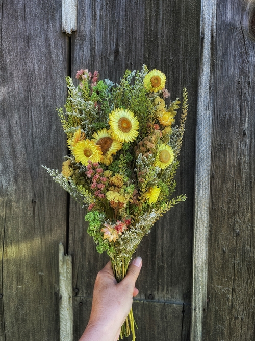 Good Day Sunshine Dried Flower Bouquet