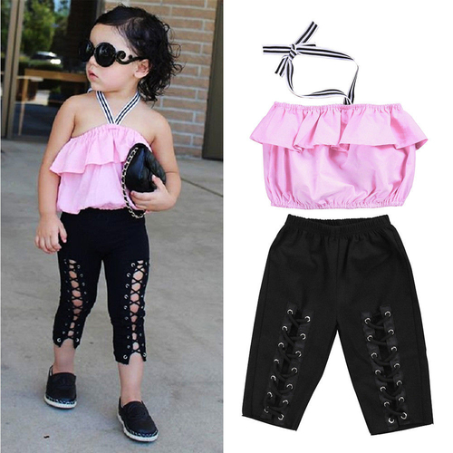 Girls Fashion Clothing Set Hot Toddler Kids Girls