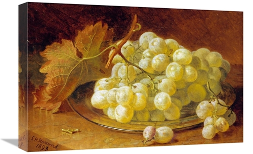 Global Gallery GCS-267337-22-142 22 in. Grapes on a Silver Plate Art P