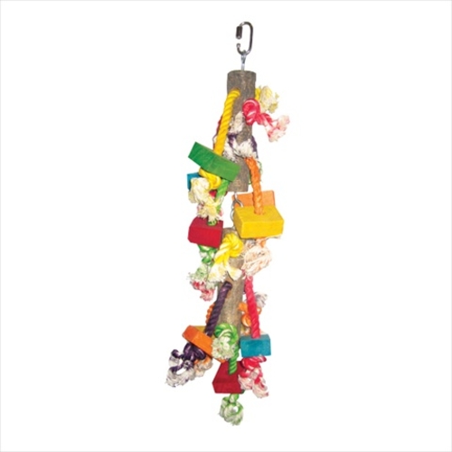 A&E Cage HB109 Real Wood With Hanging Blocks On Rope