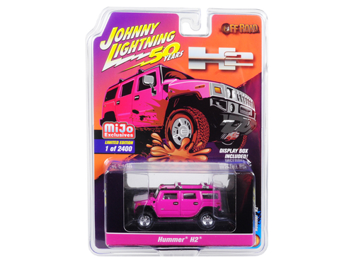 Hummer H2 Pink \Off-Road\" \"Johnny Lightning 50th Anniversary\"