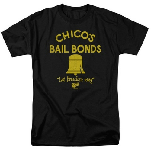Trevco Bad News Bears-Chicos Bail Bonds Short Sleeve Adult 18-1 Tee